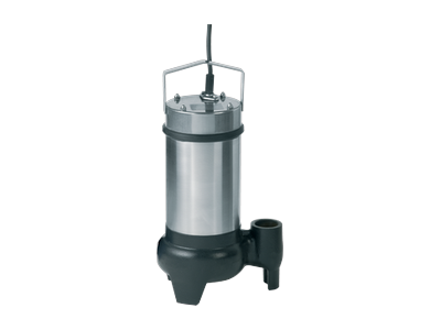 Submersible de-watering pump used by SRS to drain home water tanks
